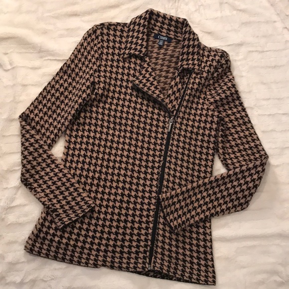 Chaps Sweaters - Chaps Asymmetrical Side Zipper Sweater - Size M